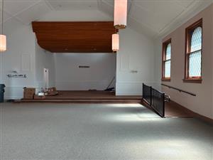 Good Shepherd Interior facing stage